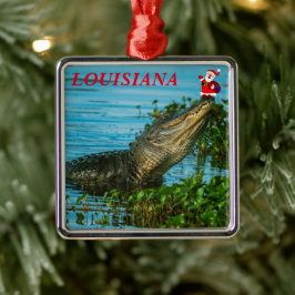 Louisiana Vacation kerstversier Metalen Ornament