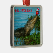 Louisiana Vacation kerstversier Metalen Ornament (Rechts)
