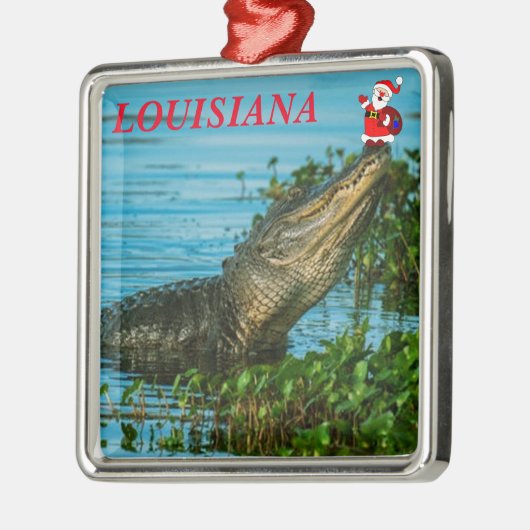 Louisiana Vacation kerstversier Metalen Ornament (Links)