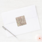 Louisiana Vierkante Sticker (Envelop)