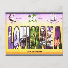 Louisiana Vintage Ansichtkaart Briefkaart