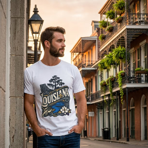 Louisiana Vintage Reis Souvenir T-Shirt