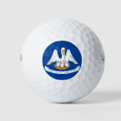 Louisiana vlag golfballen (Voorkant)