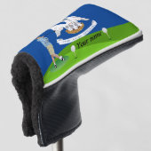 Louisiana vlag golfheadcover (3/4 voorkant)