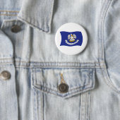 Louisiana Vlag Knop Ronde Button 5,7 Cm (In situ)