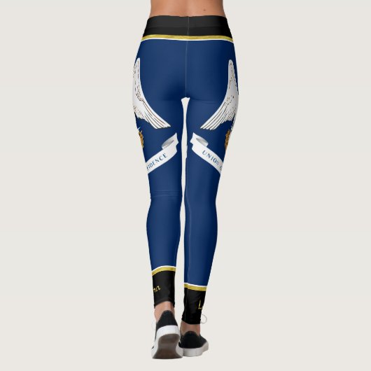 Louisiana vlag leggings (Achterkant)
