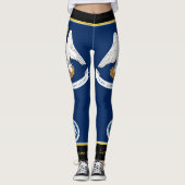 Louisiana vlag leggings (Voorkant)