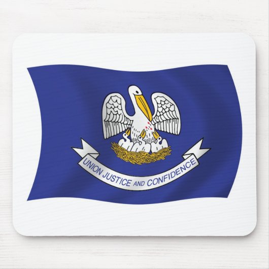 Louisiana Vlag Muismat (Voorkant)