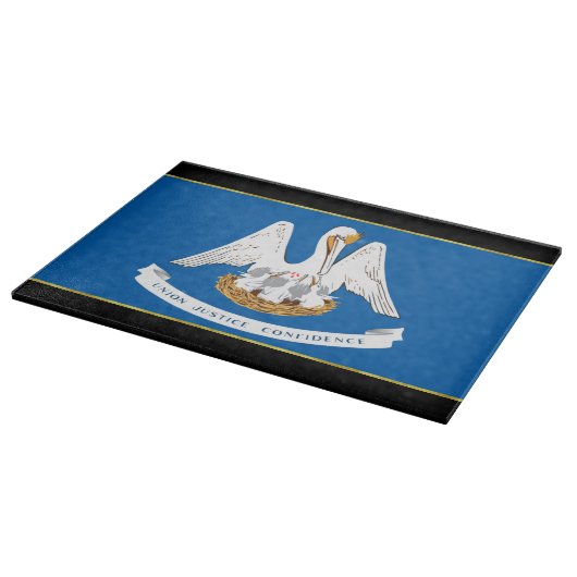 Louisiana vlag snijplank (Hoek)