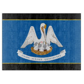 Louisiana vlag snijplank (Voorkant)