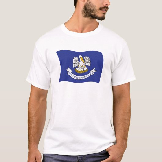 Louisiana Vlag T-shirt (Voorkant)