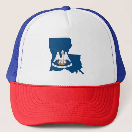 Louisiana-vlag Trucker Pet (Voorkant)