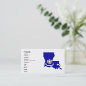 Louisiana-vlag Visitekaartje (Staand voorkant)