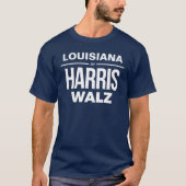 Louisiana voor Harris Walz T-shirt (Voorkant)