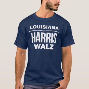 Louisiana voor Harris Walz T-shirt