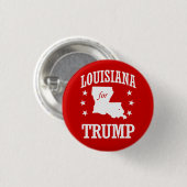 LOUISIANA VOOR TRUMP RONDE BUTTON 3,2 CM (Voorkant /achterkant)