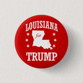 LOUISIANA VOOR TRUMP RONDE BUTTON 3,2 CM (Voorkant)