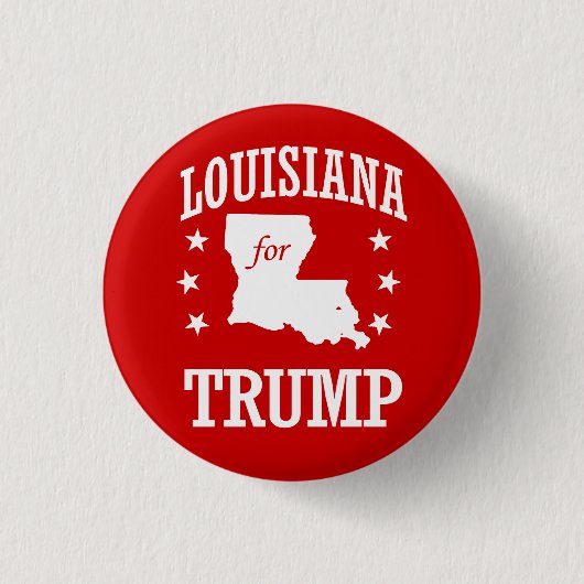 LOUISIANA VOOR TRUMP RONDE BUTTON 3,2 CM (Voorkant)