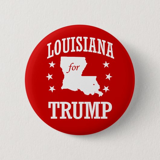 LOUISIANA VOOR TRUMP RONDE BUTTON 5,7 CM (Voorkant)