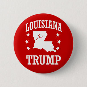 LOUISIANA VOOR TRUMP RONDE BUTTON 5,7 CM