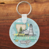 Louisiana-vuurtoren sleutelhanger (Voorkant)