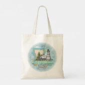 Louisiana Vuurtoren Tote Bag (Achterkant)