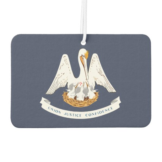 Louisiana-wapen, Amerikaanse T-Shirt Luchtverfrisser (Achterkant)