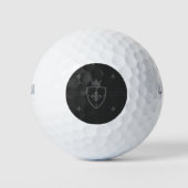 Louisiana Wapen Fleur De Lis Golfballen (Voorkant)
