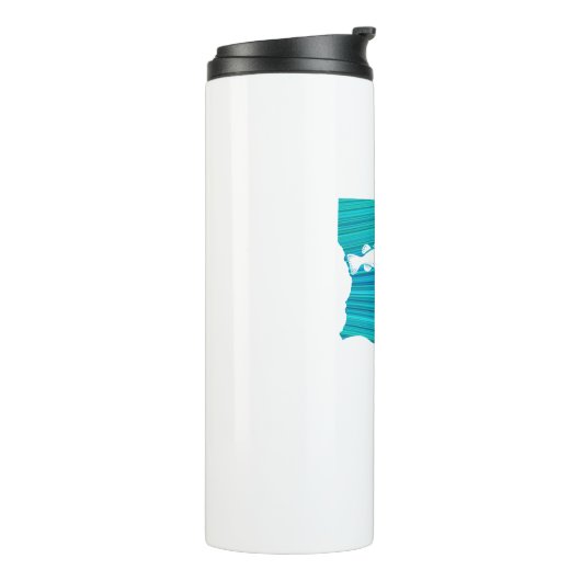 Louisiana Wave Vist Thermosbeker (Gedraaid links)