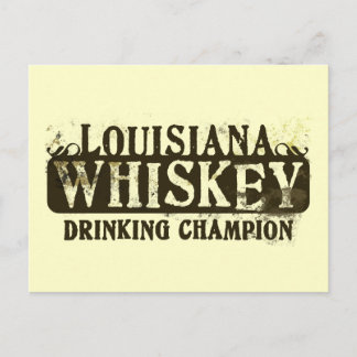 Louisiana Whiskey Drink Champion Briefkaart