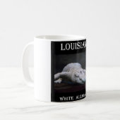 Louisiana White Alligator New Koffiemok (Voorkant links)