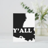 Louisiana Yall Briefkaart (Staand voorkant)