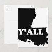 Louisiana Yall Briefkaart (Voorkant / Achterkant)