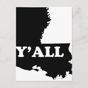 Louisiana Yall Briefkaart