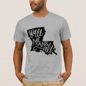 Louisiana "Y'all Means All" gelijkheidsMannen T-Sh T-shirt (Voorkant)
