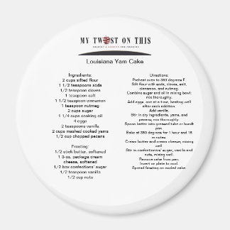 Louisiana Yam Cake Magneet