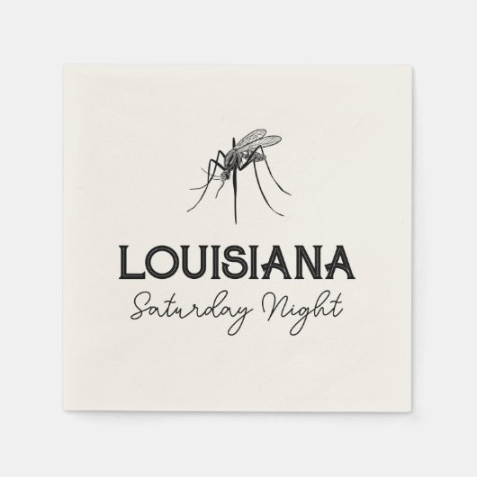 Louisiana Zaterdagavond  servet (Voorkant)