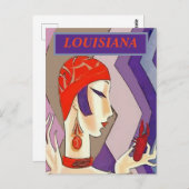 LOUISIANA,  zeeduivel Briefkaart (Voorkant / Achterkant)