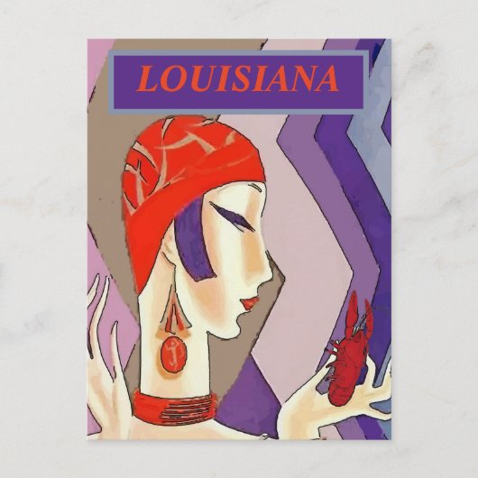 LOUISIANA,  zeeduivel Briefkaart (Voorkant)