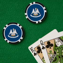 Louisianian Vlag, Vlag van Louisiana Poker Chips