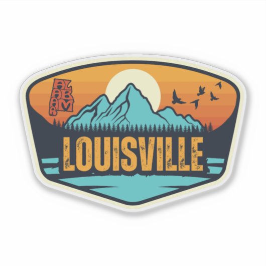 Louisville Alabama Sticker (Voorkant)