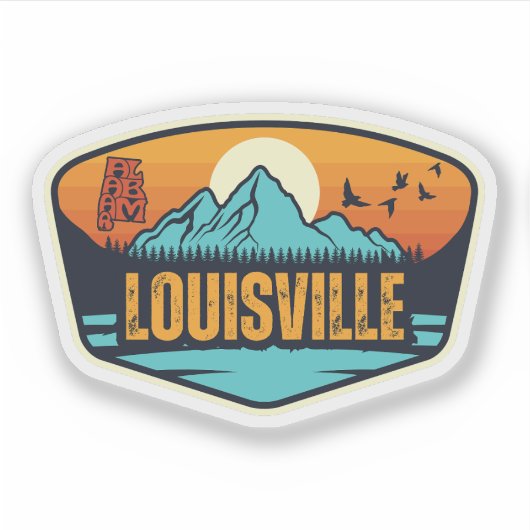 Louisville Alabama Sticker (Voorkant)