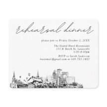 Louisville bruiloft elegante repetitie diner