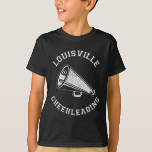 Louisville Cheer Vervingerd Retro 90's Cheerleader T-shirt