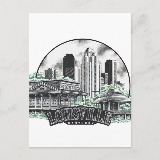 Louisville City Kentucky Verenigde Staten Briefkaart (Voorkant)