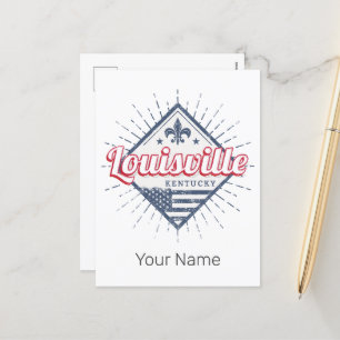 Louisville City Kentucky Verenigde Staten  Verenig Feestdagenkaart