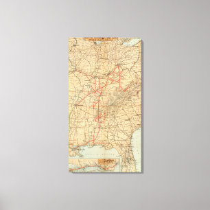 Louisville en Nashville Railroad 2 Canvas Afdruk