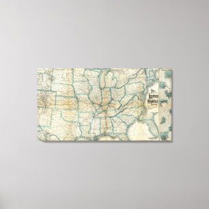 Louisville en Nashville Railroad Canvas Afdruk