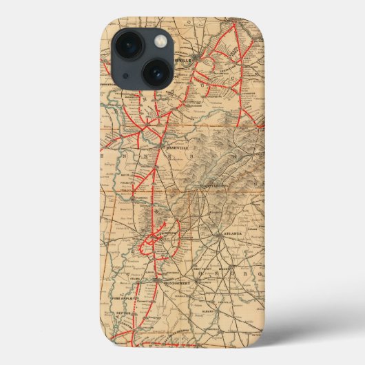 Louisville en Nashville Railroad Case-Mate iPhone Case (Achterkant)