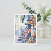 Louisville Kentucky Beroemde reis waterverf Briefkaart (Staand voorkant)